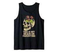 Zombie Dad Apocalypse Parent Horror Papá Humor Halloween Camiseta sin Mangas