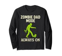 Zombie Dad Apocalypse Parent Horror Papá Humor Halloween Manga Larga