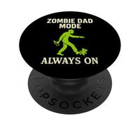 Zombie Dad Apocalypse Parent Horror Papá Humor Halloween PopSockets PopGrip Adhesivo