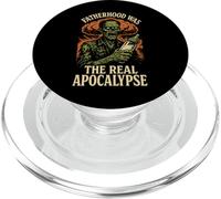 Zombie Dad Apocalypse Parent Horror Papá Humor Halloween PopSockets PopGrip para MagSafe