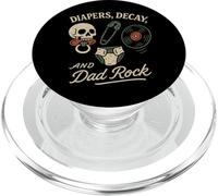 Zombie Dad Apocalypse Parent Horror Papá Humor Halloween PopSockets PopGrip para MagSafe