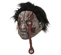 Zombiê Face Cover - Halloween Scary Zombiê Head Cover | Latex Cosplay Accessories | Realistic Skin Texture Blood Effect Removable Eyeballs Elastic Strap For Women Adults Role Play Pranks Movie Haunted