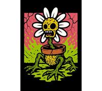 Zombie Flower Horror Journal: Perfect for horror lovers, dark humor fans, and weird art lovers