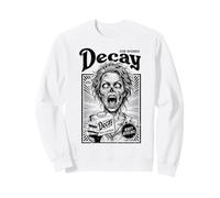 Zombie Girl Decay para Mujer, Divertida Publicidad de Halloween Sudadera