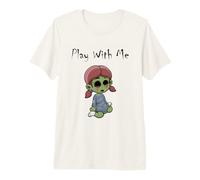 Zombie Girl Funny Zombie Doll Juega Conmigo Halloween Zombies Camiseta Premium