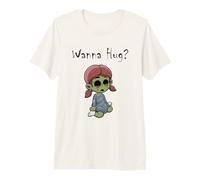 Zombie Girl Funny Zombie Doll ¿Quieres abrazar? Halloween Zombies Camiseta Premium
