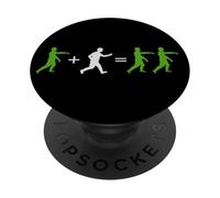 Zombie Halloween Matemáticas Horror Hombres Mujeres PopSockets PopGrip Adhesivo