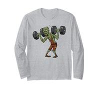 Zombie Halterofilia Muertos vivientes Gimnasio Entren Manga Larga
