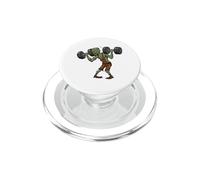 Zombie Halterofilia Muertos vivientes Gimnasio Entren PopSockets PopGrip para MagSafe