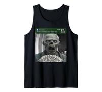 Zombie Hay Movimiento en tu Puerta Principal Halloween Horror Camiseta sin Mangas