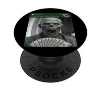 Zombie Hay Movimiento en tu Puerta Principal Halloween Horror PopSockets PopGrip Adhesivo