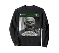 Zombie Hay Movimiento en tu Puerta Principal Halloween Horror Sudadera
