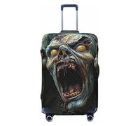 Zombie Head - Funda elástica para equipaje de viaje, protector de maleta, funda de equipaje impresa antiarañazos, Black, M