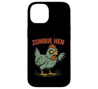 Zombie Hen Funny Chicken Halloween Design Carcasa para iPhone 14