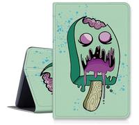 Zombie Ice Cream - Funda para iPad de 9ª/8ª/7ª generación de 10.2 pulgadas, versión 2021/2020/2019, funda plegable de piel sintética a prueba de golpes con función de apagado y encendido automático