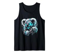 Zombie Koala Bear Creepy Halloween Costome Spooky Season Camiseta sin Mangas