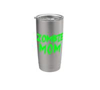 Zombie Mamá Divertido No Muerto Madre Zombie Mamá Vaso térmico de acero inoxidable de doble pared