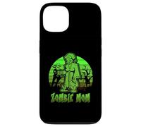 Zombie Mom Halloween Retro Sunset Funny Family Mother Carcasa para iPhone 13