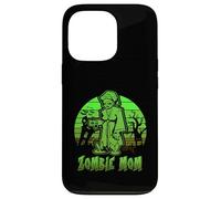 Zombie Mom Halloween Retro Sunset Funny Family Mother Carcasa para iPhone 13 Pro