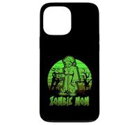 Zombie Mom Halloween Retro Sunset Funny Family Mother Carcasa para iPhone 13 Pro MAX