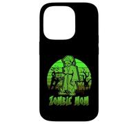 Zombie Mom Halloween Retro Sunset Funny Family Mother Carcasa para iPhone 14 Pro
