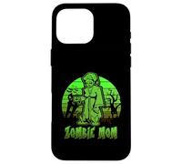 Zombie Mom Halloween Retro Sunset Funny Family Mother Carcasa para iPhone 16 Pro MAX