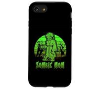 Zombie Mom Halloween Retro Sunset Funny Family Mother Carcasa para iPhone SE (2020) / 7/8
