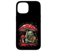 Zombie Mushroom Spooky Cottagecore Halloween Scary Carcasa para iPhone 15