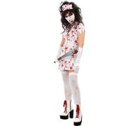 Zombie Nurse Costume - L