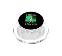 Zombie Nurse I Will Stab You Funny Halloween Costume PopSockets PopGrip para MagSafe