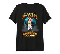 Zombie Nurse This Is My Scary Nurse Costume Funny Halloween Camiseta Premium