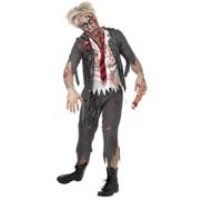 Zombie para Hombre Traje Adulto Halloween Disfraces Miedo Sangriento Conjunto