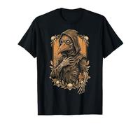 Zombie Plaga Doctor Bruja Gótico Cottagecore Botánico Camiseta