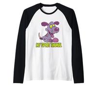 Zombie Puppy es mi Animal Espiritual Camiseta Manga Raglan