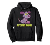 Zombie Puppy es mi Animal Espiritual Sudadera con Capucha