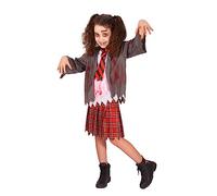 Ciao Zombie Schoolgirl colegial chica de escuela zombi disfraz niña (Talla 5-7 años)