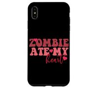 Zombie se comió mi corazón Divertido Romance Entre Muertos vivientes Carcasa para iPhone XS MAX