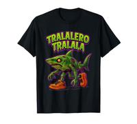 Zombie Tralalero Tralala - Brainrot Italiano Halloween Meme Camiseta
