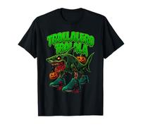 Zombie Tralalero Tralala - Brainrot Italiano Halloween Meme Camiseta
