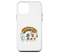 Zombie Unicorns Apocalypse Rainbow Scary Animal Hombre Mujer Carcasa para iPhone 12 mini