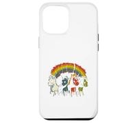 Zombie Unicorns Apocalypse Rainbow Scary Animal Hombre Mujer Carcasa para iPhone 12 Pro Max