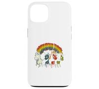 Zombie Unicorns Apocalypse Rainbow Scary Animal Hombre Mujer Carcasa para iPhone 13