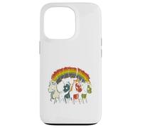 Zombie Unicorns Apocalypse Rainbow Scary Animal Hombre Mujer Carcasa para iPhone 13 Pro