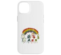 Zombie Unicorns Apocalypse Rainbow Scary Animal Hombre Mujer Carcasa para iPhone 14 Plus
