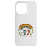 Zombie Unicorns Apocalypse Rainbow Scary Animal Hombre Mujer Carcasa para iPhone 14 Pro Max
