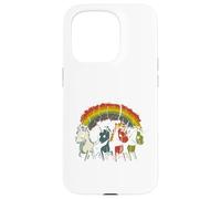 Zombie Unicorns Apocalypse Rainbow Scary Animal Hombre Mujer Carcasa para iPhone 15 Pro