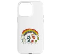 Zombie Unicorns Apocalypse Rainbow Scary Animal Hombre Mujer Carcasa para iPhone 15 Pro Max