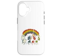 Zombie Unicorns Apocalypse Rainbow Scary Animal Hombre Mujer Carcasa para iPhone 16