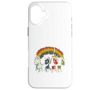 Zombie Unicorns Apocalypse Rainbow Scary Animal Hombre Mujer Carcasa para iPhone 16 Plus