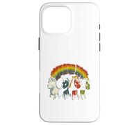 Zombie Unicorns Apocalypse Rainbow Scary Animal Hombre Mujer Carcasa para iPhone 16 Pro Max